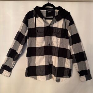 Express Monochrome Checkered Hoodie